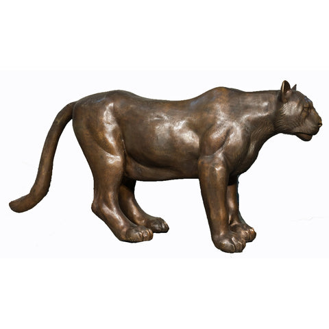 Bronze Cougar Sculpture