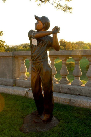 Perfect Swing Bronze Golf Statue