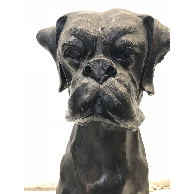 Boxer Dog Statues | Bronze Animal Dog Sculptures