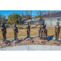 Celebrate Diversity - Pledge of Allegiance Set of Four-Custom Bronze Statues & Fountains for Sale-Randolph Rose Collection