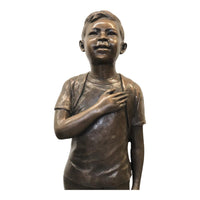 Patriotic Bronze Children Statues for Parks, Cities & Libraries