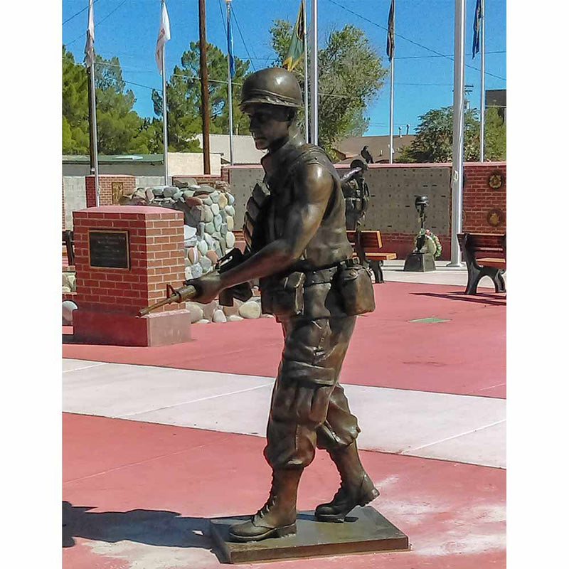 Vietnam Soldier Custom Design-Custom Bronze Statues & Fountains for Sale-Randolph Rose Collection