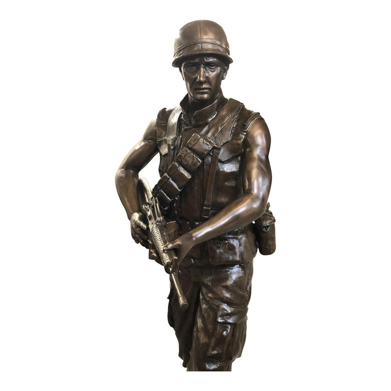 Bronze Sculpture of WW2 Soldier| Sculpture of WW2 Soldier