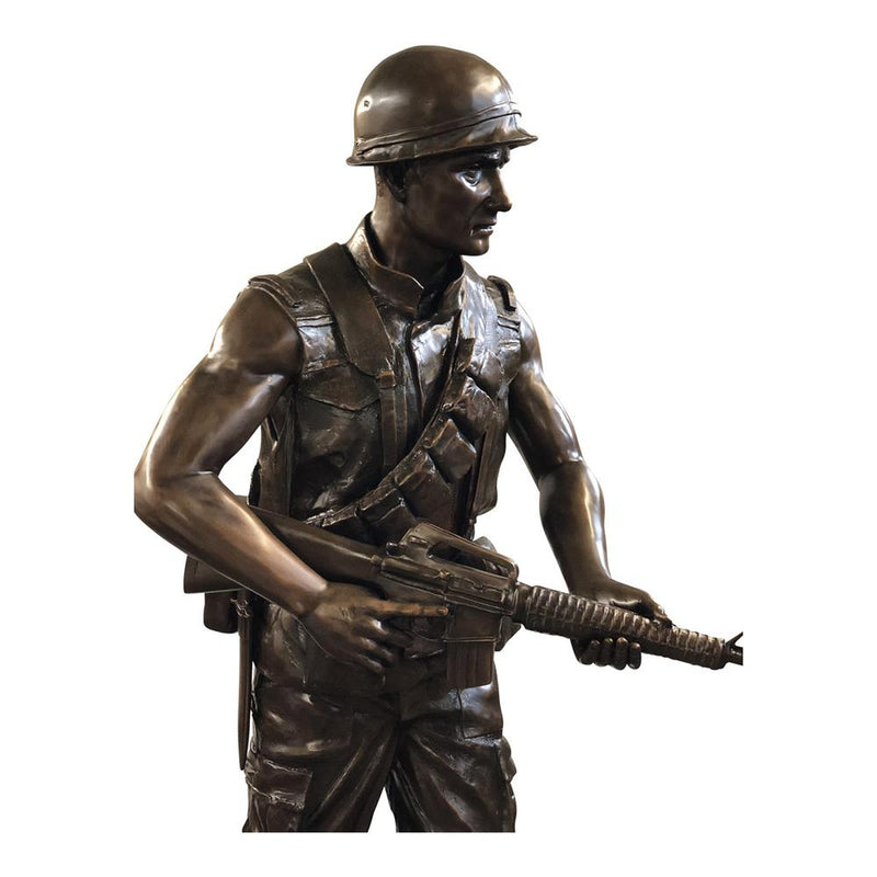 Bronze Sculpture of WW2 Soldier| Sculpture of WW2 Soldier