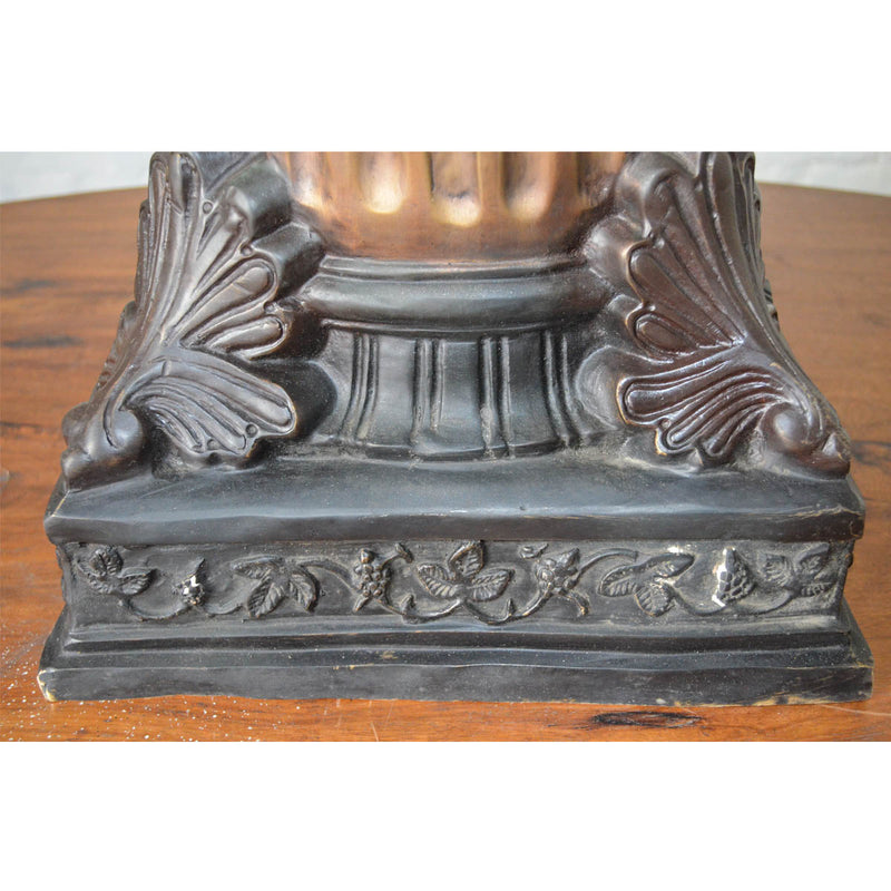 Two-Tone Bronze Column Pedestal-Custom Bronze Statues & Fountains for Sale-Randolph Rose Collection