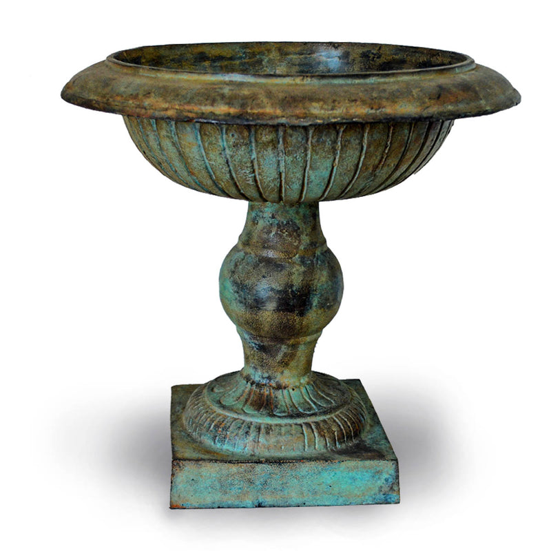 Greco-Roman Style Bronze Planter in Verdigris Patina-Custom Bronze Statues & Fountains for Sale-Randolph Rose Collection