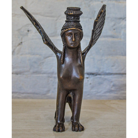 Small Bronze Sculpture of a Sphinx