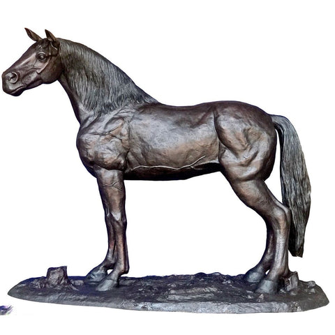 Horse Family - Mare and Foal Sculptures