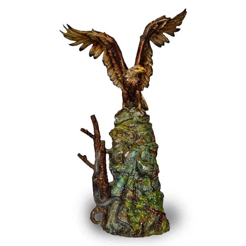 Eagle Taking Off-Custom Bronze Statues & Fountains for Sale-Randolph Rose Collection