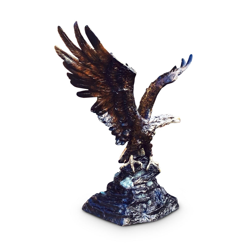 Large Bald Eagle with Wings Spread-Custom Bronze Statues & Fountains for Sale-Randolph Rose Collection