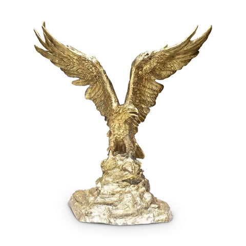 Bronze Bald Eagle Outdoor Statue