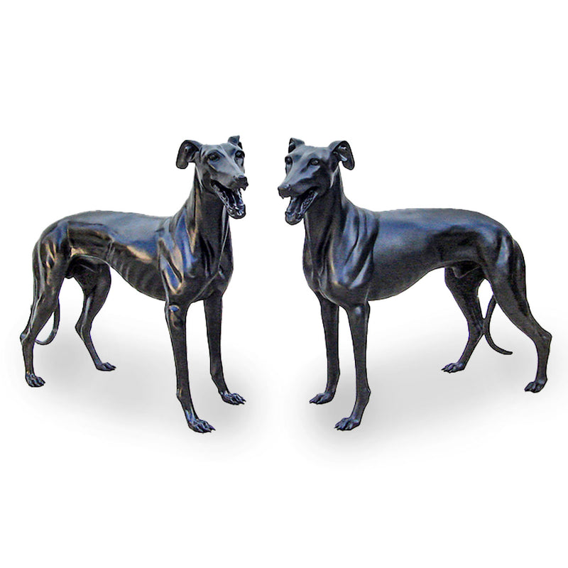 Pair of Small Dogs-Custom Bronze Statues & Fountains for Sale-Randolph Rose Collection
