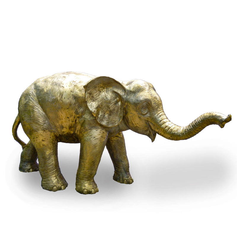 Golden Elephant-Custom Bronze Statues & Fountains for Sale-Randolph Rose Collection