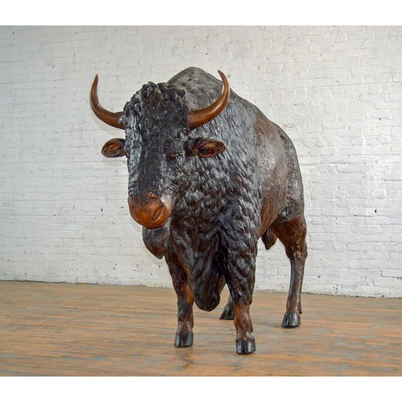 Large Buffalo-Bison-Custom Bronze Statues & Fountains for Sale-Randolph Rose Collection
