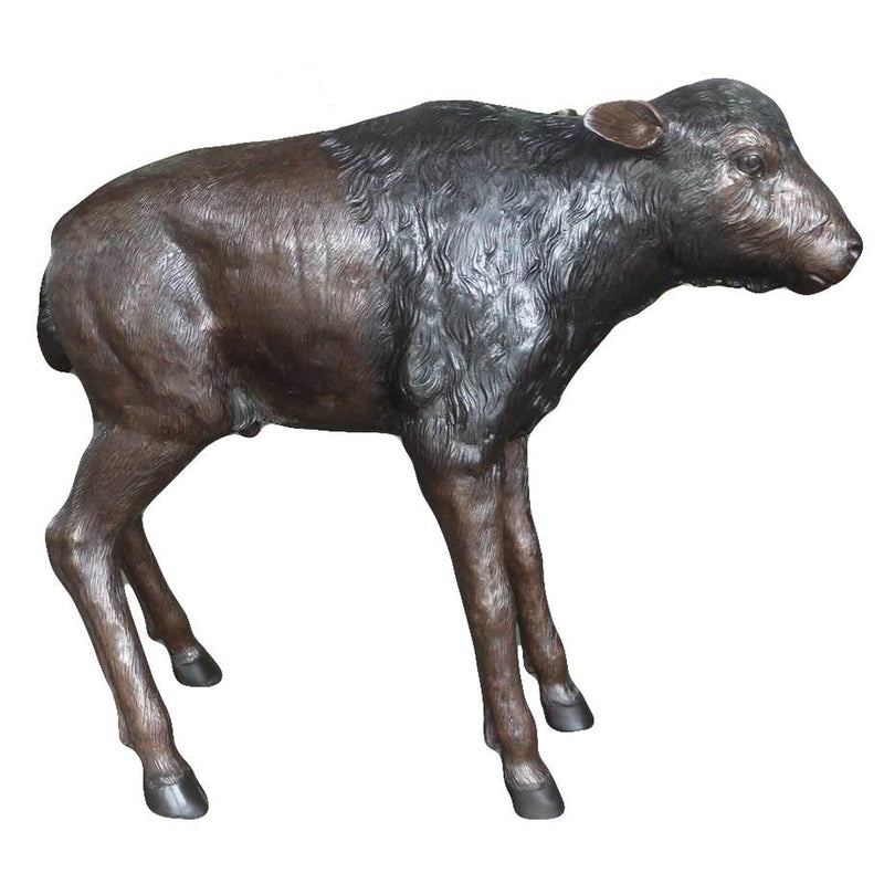 Buffalo-Bison Calf-Custom Bronze Statues & Fountains for Sale-Randolph Rose Collection