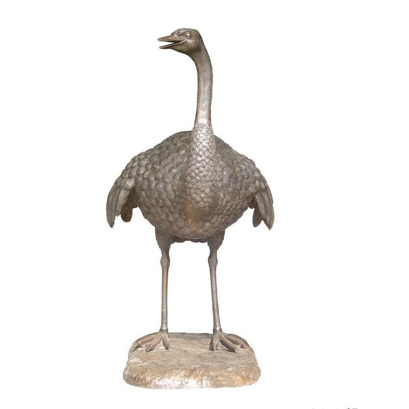 Ostrich-Custom Bronze Statues & Fountains for Sale-Randolph Rose Collection