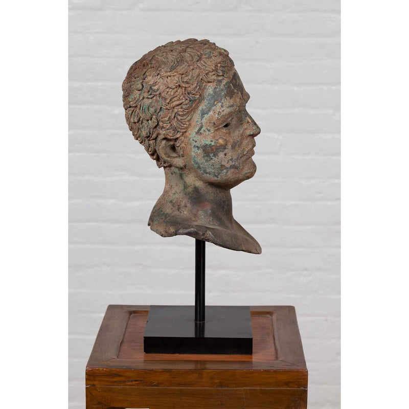 Bronze Classical Bust of a Greco Roman Philosopher-Custom Bronze Statues & Fountains for Sale-Randolph Rose Collection