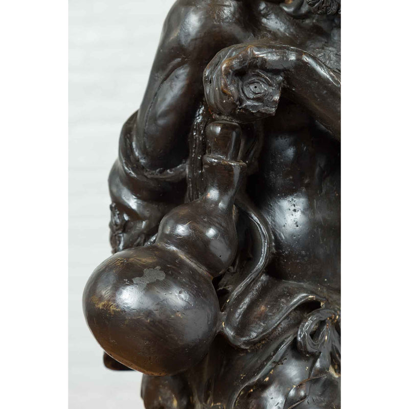 Mythical Warrior Holding a Flask-Custom Bronze Statues & Fountains for Sale-Randolph Rose Collection