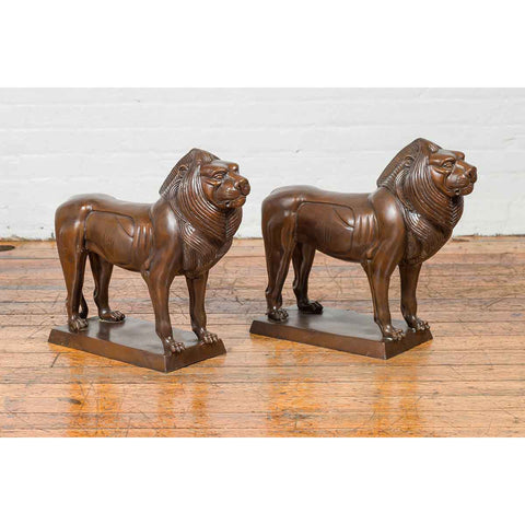 Pair of Tabletop Lions