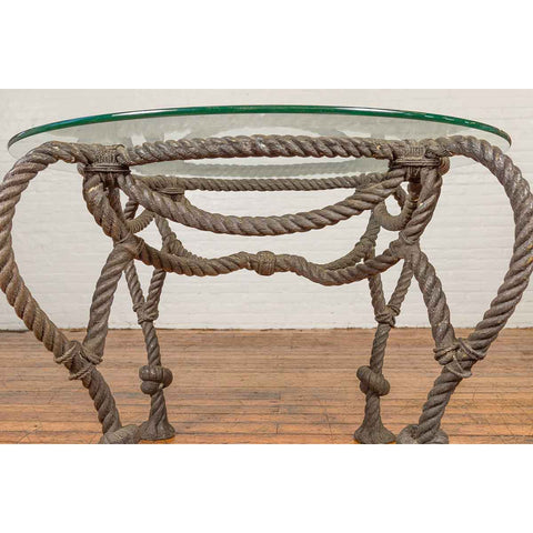 Nautical Rope Table Base - Tall