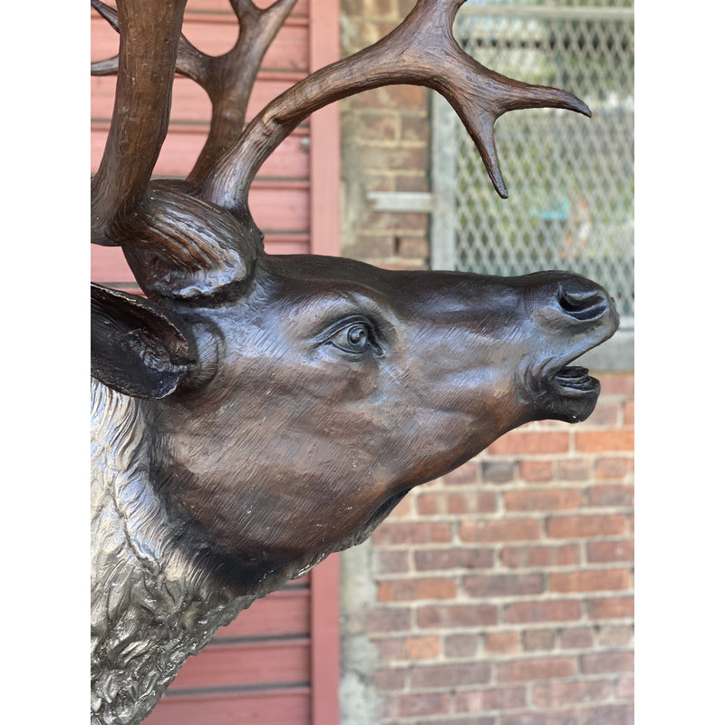 Custom Caribou Deer-Custom Bronze Statues & Fountains for Sale-Randolph Rose Collection