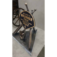 Baseball Equipment with Custom Plaque