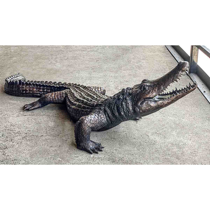 Alligator Locking Jaw Snap - The ORIGINAL Italian Bronze - Bold Lead Designs