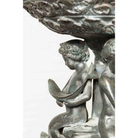 Vintage Greco-Roman Style Cast Bronze Fountain with Nymph, Tritons and Putti-Custom Bronze Statues & Fountains for Sale-Randolph Rose Collection
