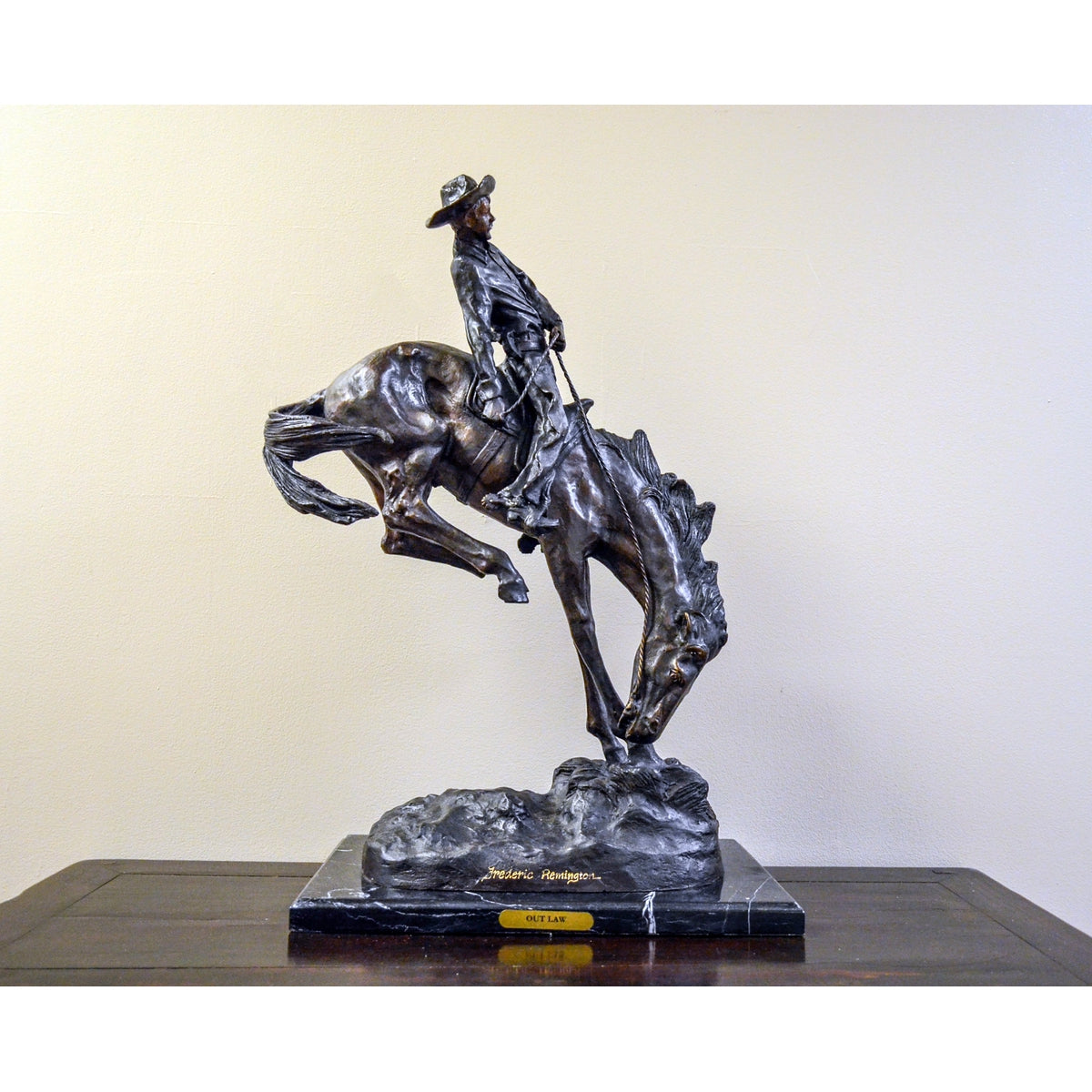 Outlaw Frederic Remington Cowboy Statue | Randolph Rose Collection