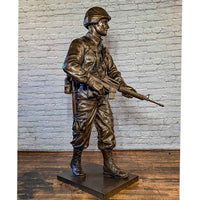 Desert Storm-Gulf War Soldier Bronze Statue-Custom Bronze Statues & Fountains for Sale-Randolph Rose Collection