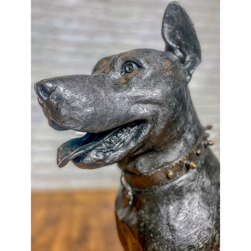 Custom Bronze Statue of a Pitbull - Labrador Retriever (Lab) Mix Breed-Custom Bronze Statues & Fountains for Sale-Randolph Rose Collection