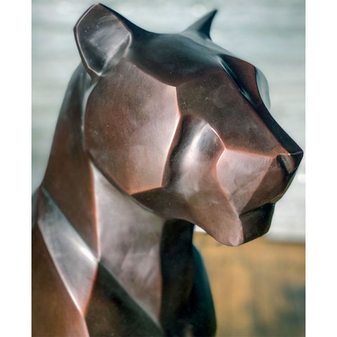 Bronze Mountain Lion Sculptures
