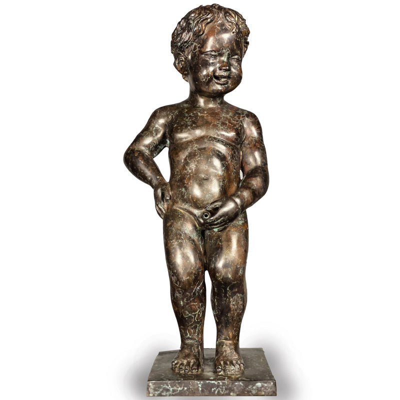 Boy Peeing Small Bronze Statue and Fountain | Randolph Rose Collection
