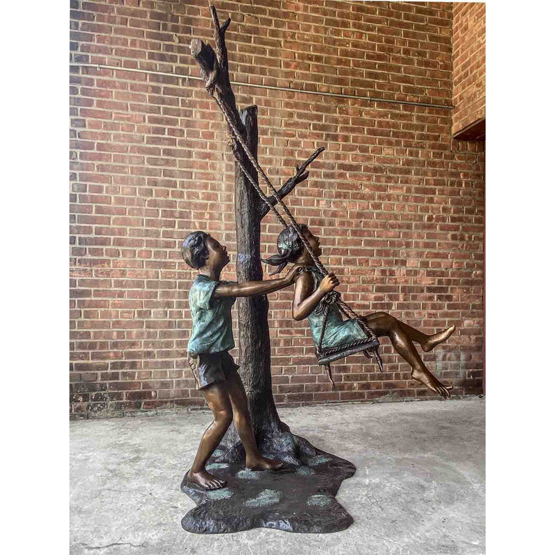 Swing Time-Custom Bronze Statues & Fountains for Sale-Randolph Rose Collection