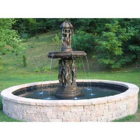 Eight Graces Bronze Fountain
