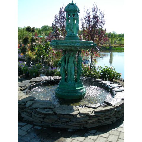 Eight Graces Bronze Fountain