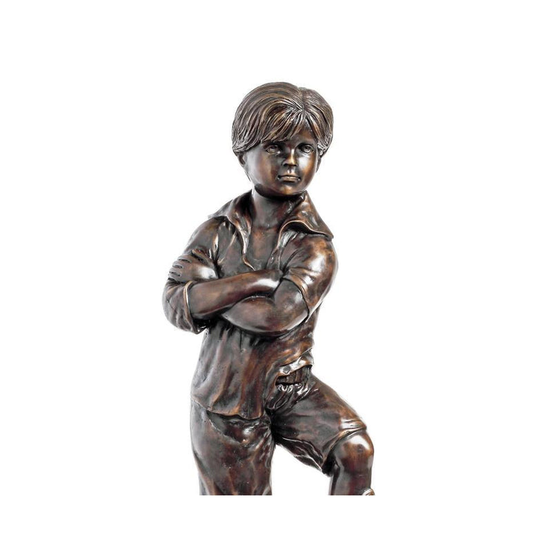 Scotty - Boy Playing Soccer-Custom Bronze Statues & Fountains for Sale-Randolph Rose Collection