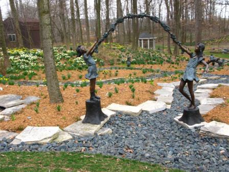 Arbor Girls-Custom Bronze Statues & Fountains for Sale-Randolph Rose Collection