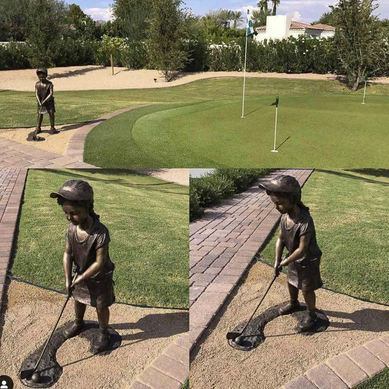 Future Golf Champ-Girl Golfer-Custom Bronze Statues & Fountains for Sale-Randolph Rose Collection