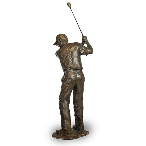 Winning Swing Golf Statue
