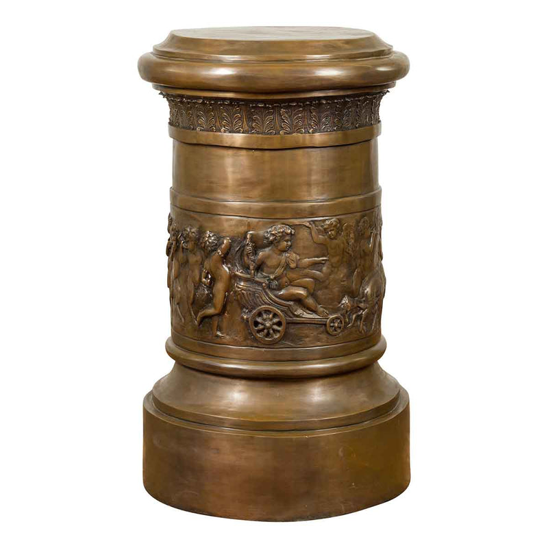 Greco-Roman Contemporary Bronze Pedestal | Randolph Rose Collection