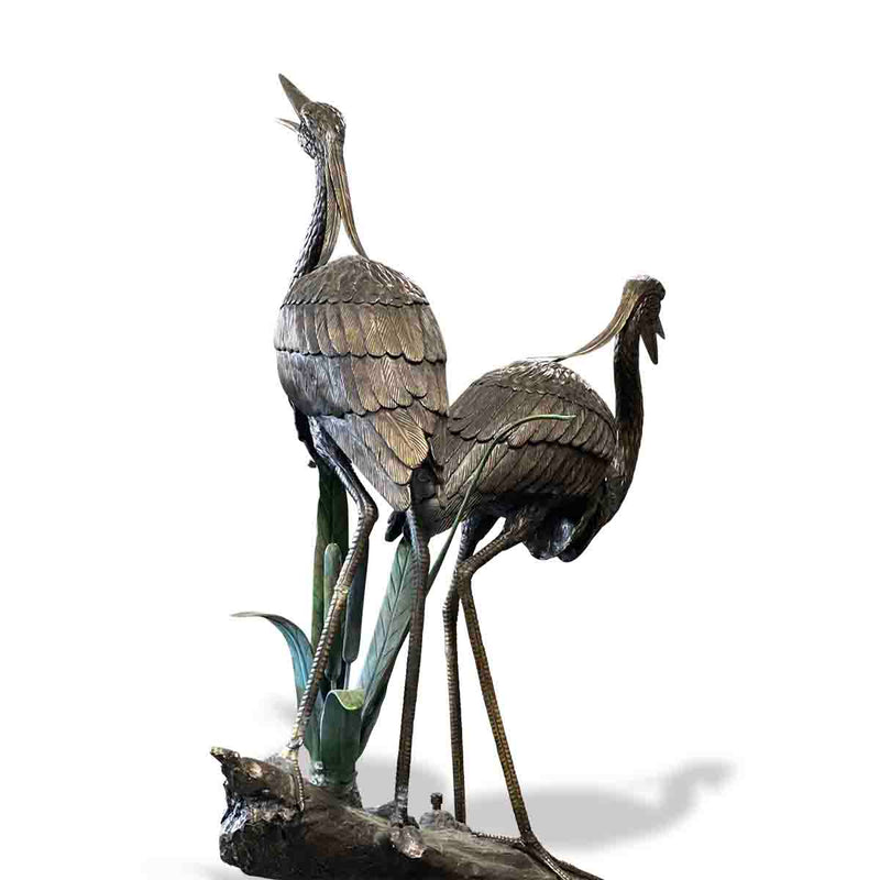 Blue Herons Statue Fountain-Custom Bronze Statues & Fountains for Sale-Randolph Rose Collection