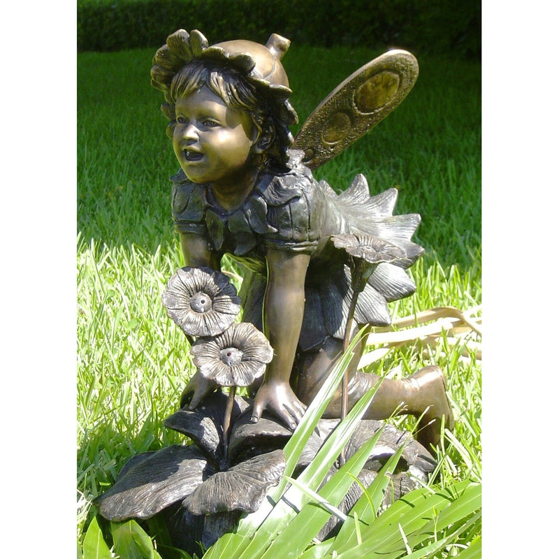 Bronze Fairy Statue and Bronze Fairy Fountain