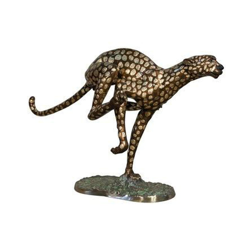Running Jaguar Bronze Statue | Bronze Jaguar Sculptures