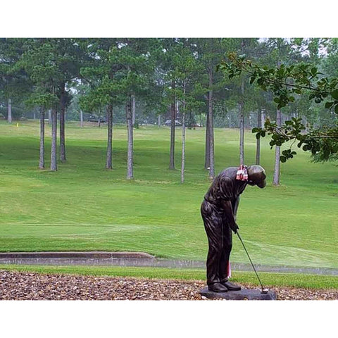 Winning Putt Golf Statue