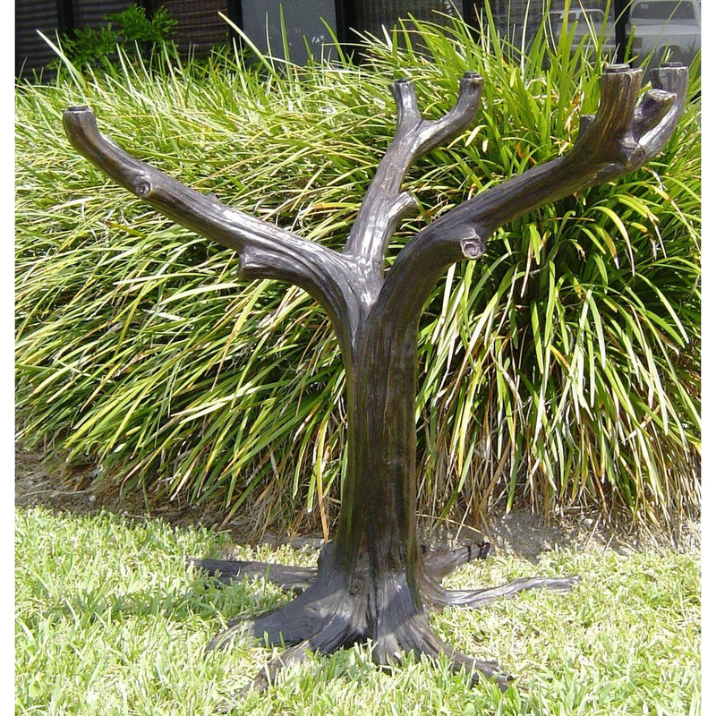 bronze tree table base