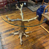 Gold Tree Table Base