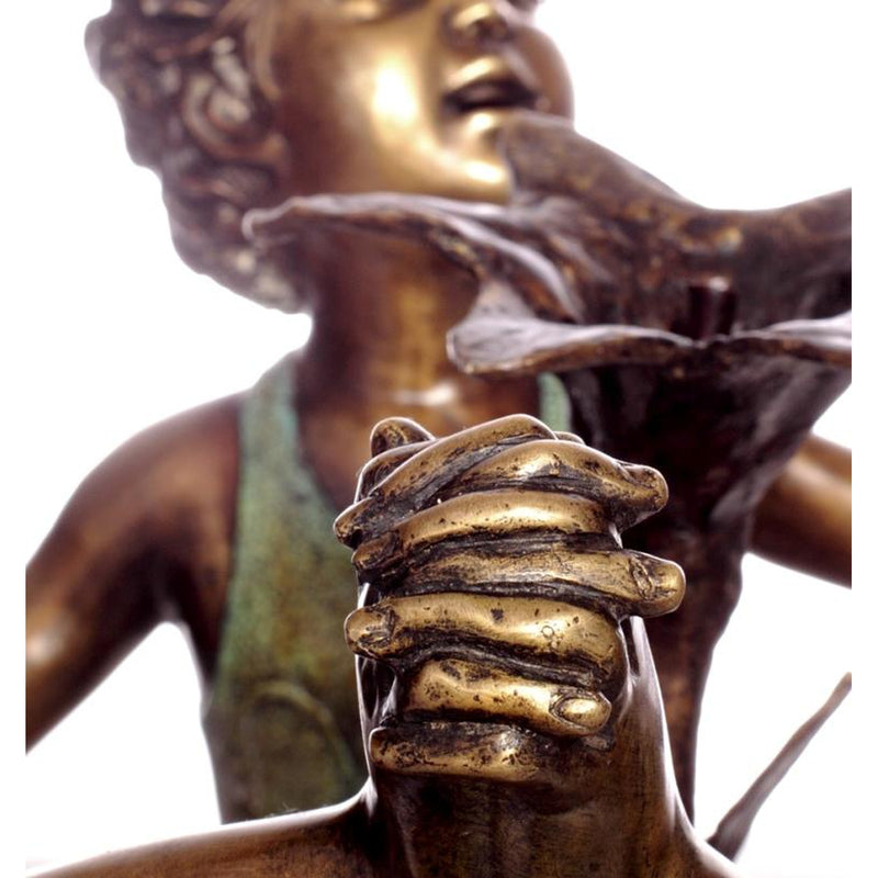 Bronze Statue of Three Girls Dancing and Playing Bronze Fountain