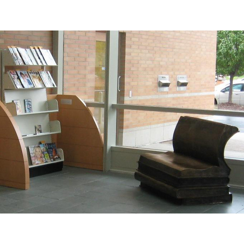 Bronze Stack of Books Bench for Libraries and Schools