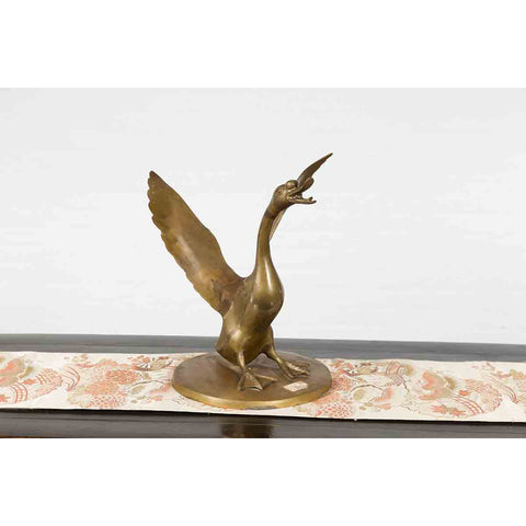Golden Bronze Swan